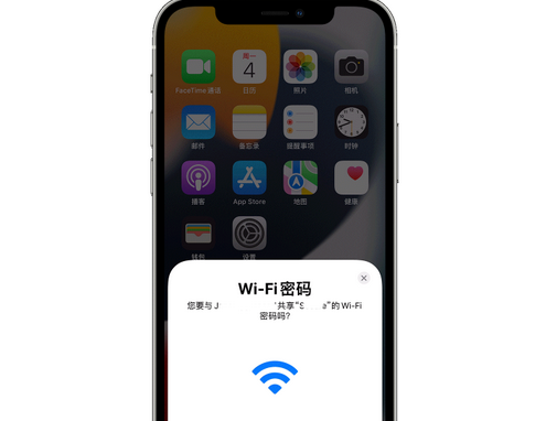 盐湖苹果15维修店分享iPhone15如何共享Wi-Fi密码 